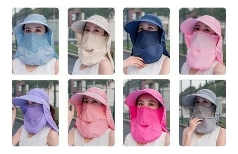 Gorra Con Visera Amplia Y Protección Uv Para Mujer