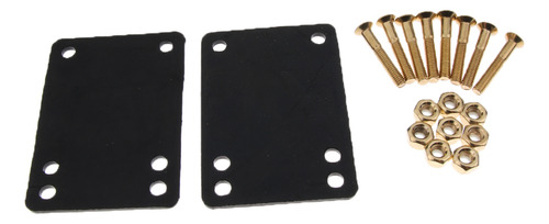 10pcs Almohadillas Elevadoras Pernos Longboard / Skateboard