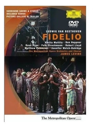 Beethoven - Fidelio - James Levine - Dvd - Original!!!!