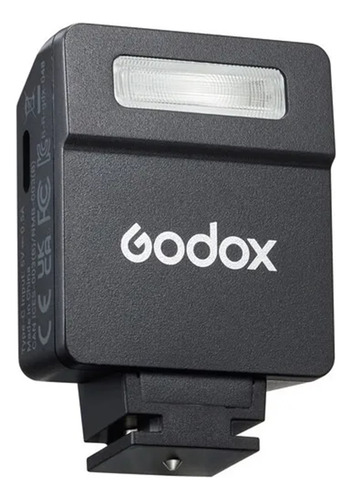 Mini Flash Godox Speedlite Im22 Preto Para Câmeras Dslr