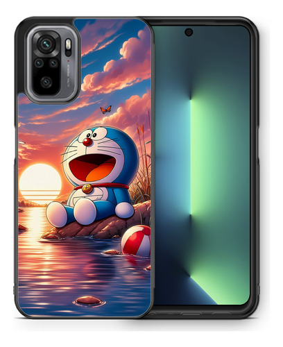 Funda Para Xiaomi Redmi Mi Doraemon Gato Cósmico Azul Robot