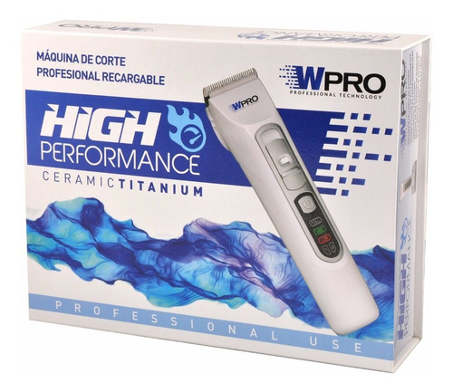 Maquina Cortadora Pelo Profesional High Performance Wpro
