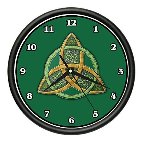 Celta Trinity Knot Reloj Pared Simbolo Irland Escoz Cultura