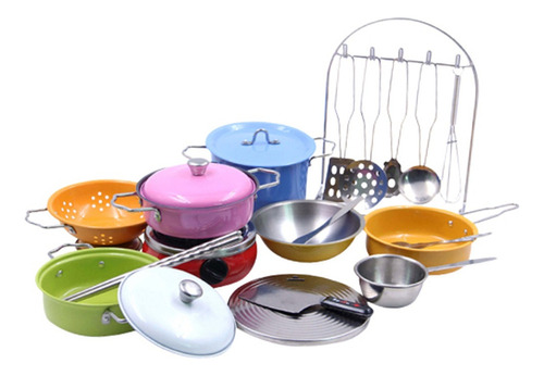 23pcs / Set Cocina Comida Cocina De Roles Juguete De