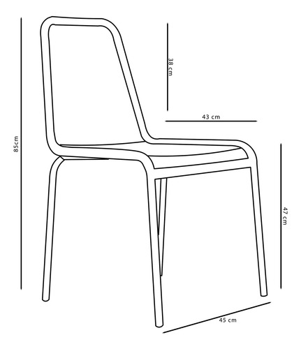 Silla De Comedor Tejida Kitch ( Set X4 Unidades )