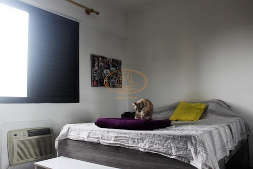 Apartamento Com 2 Dormitório(s) Localizado(a) No Bairro Vila Mathias Em Santos / Santos - 6243