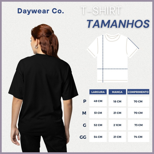 Camiseta Estilosa 100% Algodão Mal Me Quer Moda Larga