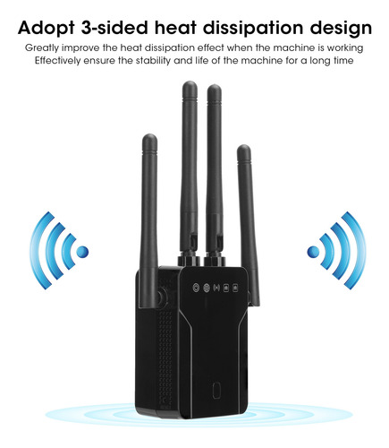 Repetidor Inalámbrico Wifi 300m, Aumento De Señal De Red De