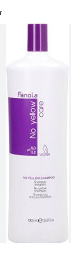 Fanola No Yellow Shampoo X 250 Ml (porcionado)