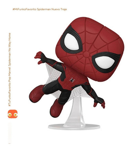 Funko Pop Marvel: No Way Home: Spiderman - Nuevo Traje 923