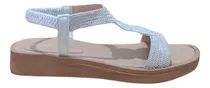 Comprar Ojota Mujer Con Piedras De Vestir Chinela Confort Moda.