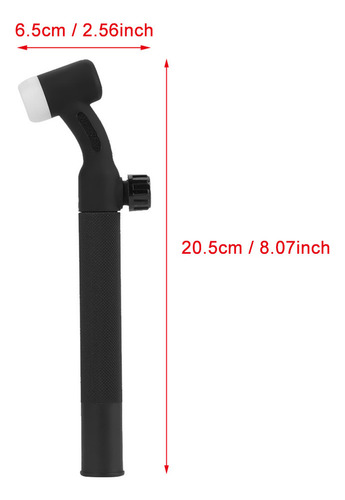 Js Antorcha De Soldadura Tig Wp-17fv, Cuerpo De Cabeza Flex