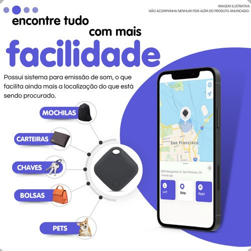 Smart Air Tag Compativel Find My Airtag Gps Rastreador