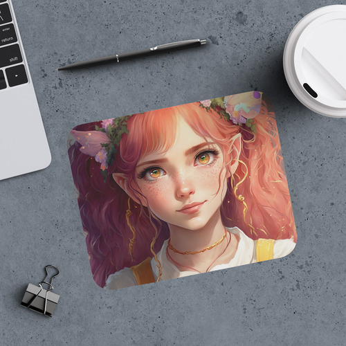 Mouse Pad Em Tecido - Anime Girl - Fada
