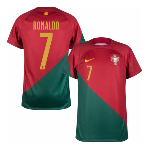 Camiseta Cristiano Ronaldo Portugal Mundial Qatar 2022 Niños