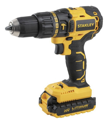 Rotomartillo Stanley 20 V + Batería Con Luz Sbh20s2k-b3 Color Amarillo Frecuencia 1