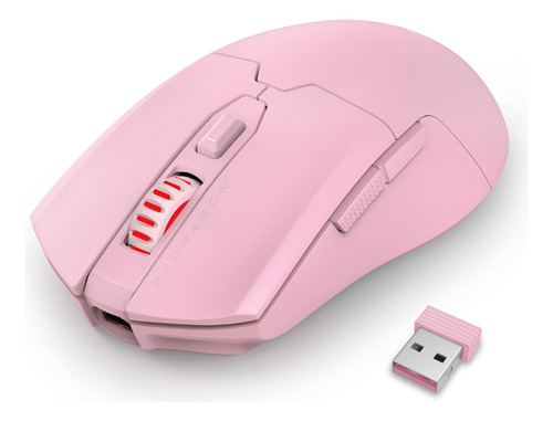 Mouse Gamer Redragon Fyzu Pro Wireless Rosa Rosa