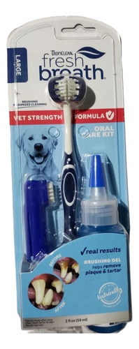 Gel Dental Y Cepillo P/ Perro Fresh Breath Oral Care Strengt