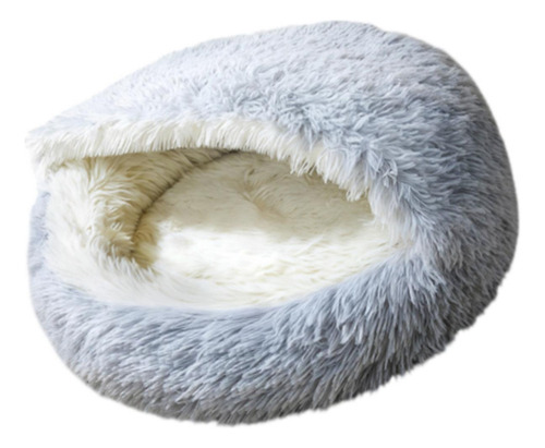L Cama Redonda Con Capucha For Gatos, Relajante Y