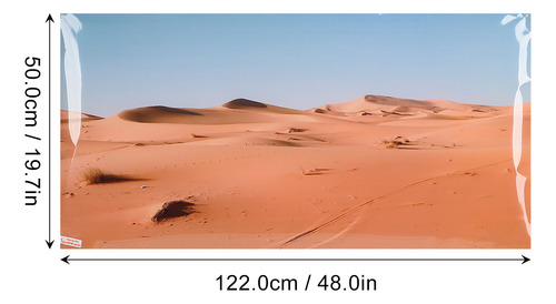 Póster De Pvc Con Fondo De Pecera De 122 X 50 Cm