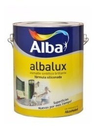 Imagen 1 de 6 de Esmalte Sintético Brillante Marrón X 0,5 Lts Albalux Pintura