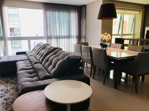 Imagem 2 de 15 de Pronto Para Morar - Apartamento Novo Finamente Mobiliado, Decorado E Equipado Com 4 Suítes E 3 Vagas Na Rua 2500 No Edifício Puerto Velero No Centro D - 3163_1