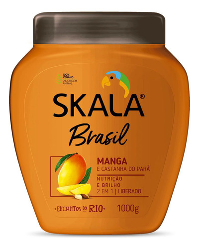 Kit Skala Shampoo, Creme E Condicionador - Linha Manga