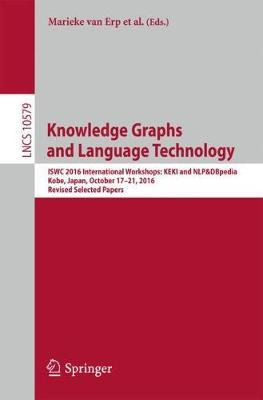 Libro Knowledge Graphs And Language Technology - Marieke ...