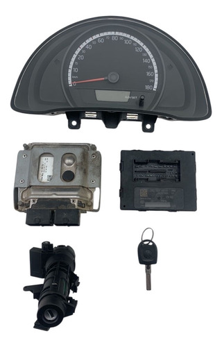 Kit Code Módulo Injeção Ignição Vw Up 2015 Pz266 Original (Usado)