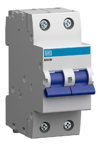 Minidisjuntor Bipolar 2a Curva C Mdw - Weg