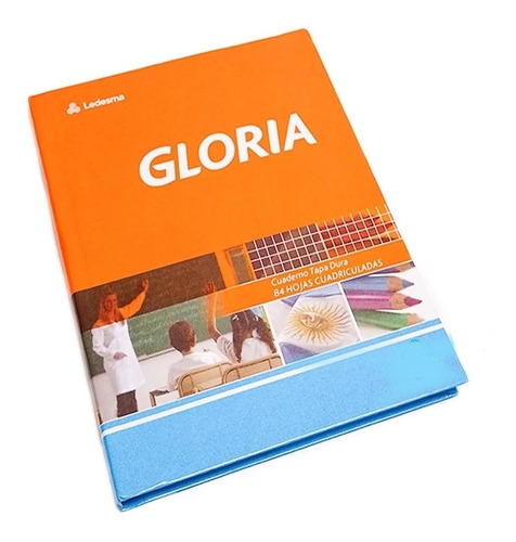 Cuaderno Gloria 1 Tapa Carton Dura X 84 Hojas Para Forrar