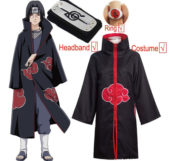 Collar Infantil Akatsuki Con Bandana Y Anillo Kisame Collar Infantil Akatsuki Con Bandana Y Anillo Kisame