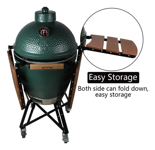 Estantes Laterales Para Parrilla Dracarys Para Big Green Egg