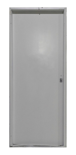 Puerta Chapa 70x200 Inyectada Exterior 70 Lisa Blanca