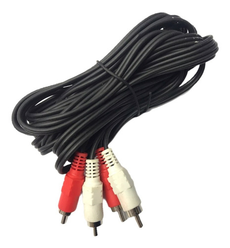 3 Unidades Cable Audio 2 Plug Rca A 2 Rca  4 Metros