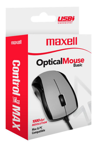 347288 - Mouse Maxell Mowr-101 Optical Silver