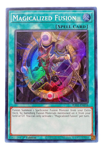 Yugioh Tcg Magicalized Fusion Super Rara Original Konami