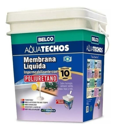 Membrana Líquida Poliuretano Aquatechos Belco 4 Kg - Ynter