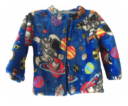 Campera Polar Sof Espacial Para Niños