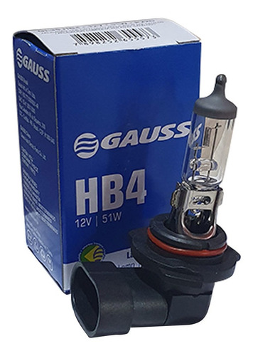 Lampada Automotiva Gauss Hb4 12v 55w-halogena-gl35 
