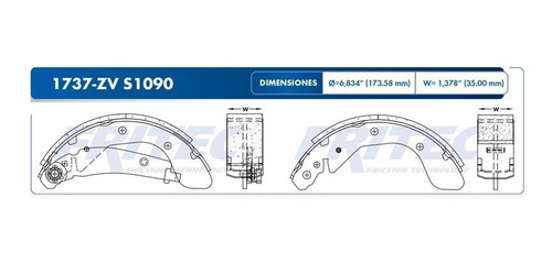 Balatas Traseras Fritec Aveo Ng 2018 2019 2020