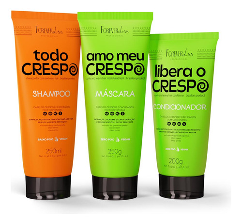 Kit Forever Liss Professional 700ml hidratação/nutrição