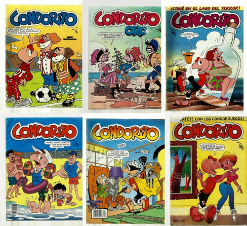 5 Revistas De Condorito Oro Y Cone (precio Unitario)