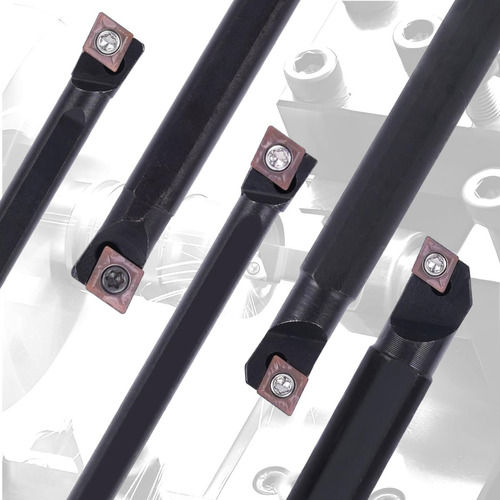 Torno Indexable Barra De Mandrinado Interna Kit 15 Piezas