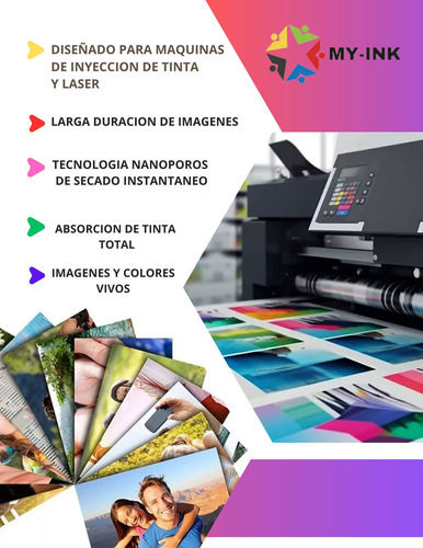 Papel Snowfiake Adhesivo Tamaño A4 20 Hojas