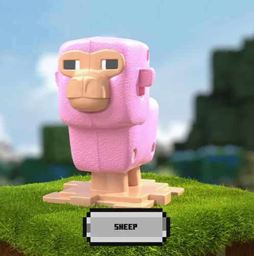 Mc Donald's Minecraft 2025 - Oveja Rosa - Nuevo Cerrado