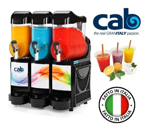 Granizador De Bebidas 3 Tanques 14lts Cab Italy