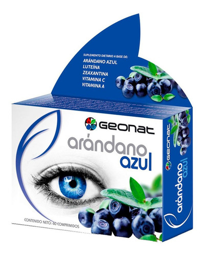 Geonat Arandano Azul Suplemento Dietario X 60 Comprimidos
