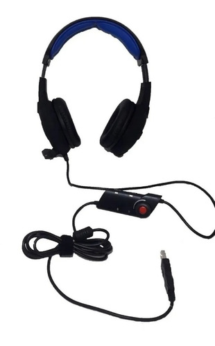 Imagem 2 de 3 de Fone De Ouvido Headset Gamer Pc Xbox Ps4 Usb Led - G161
