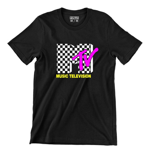 Playera Mtv Ajedrez